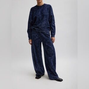 Tibi Acid Wash Sweatshirt Winslow Pant